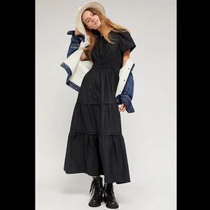 Anthropologie Somerset Maxi Dress In Black